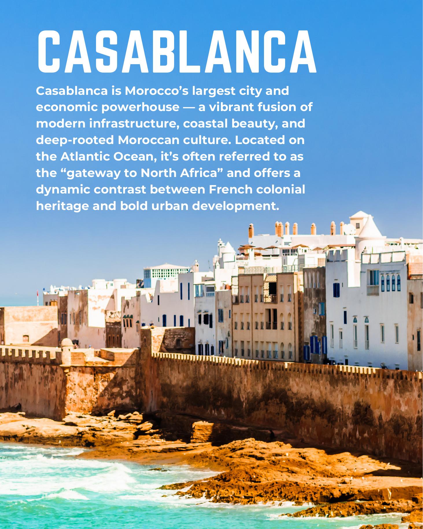 Casablanca coastal walls