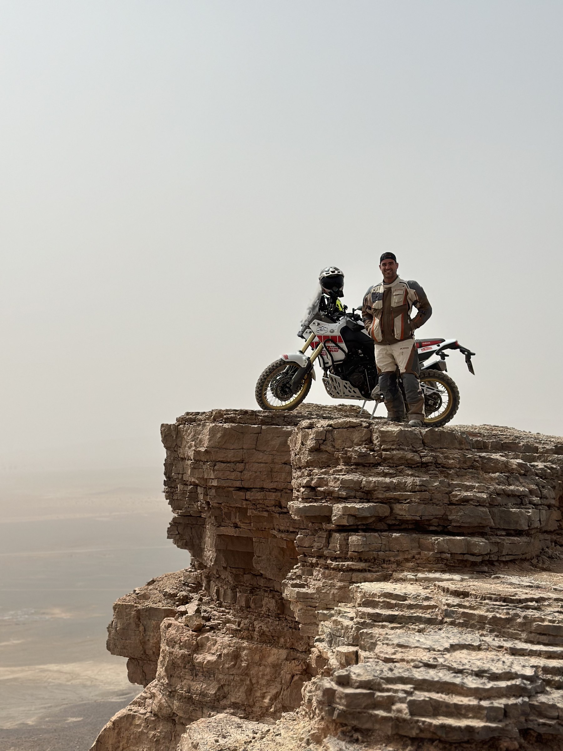 Morocco Experience tour — rider with Yamaha Ténéré 700 in the desert